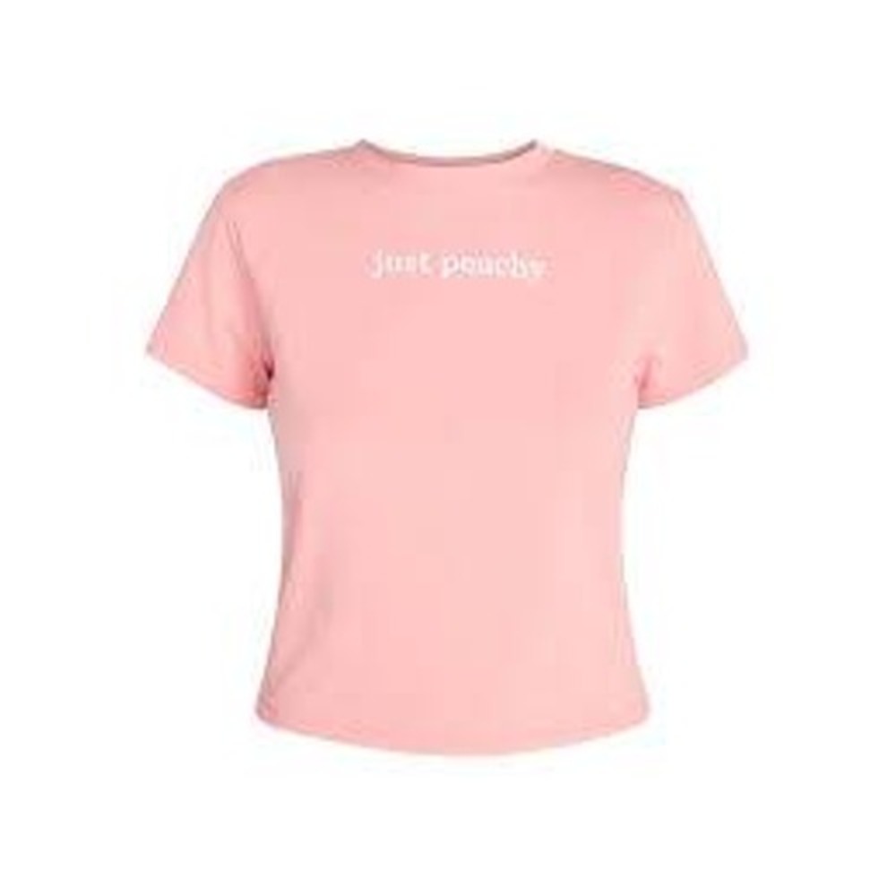 No Boundaries Just Peachy Graphic Baby Tee Peach Mimosa XS 0-2 NB2636015640TA